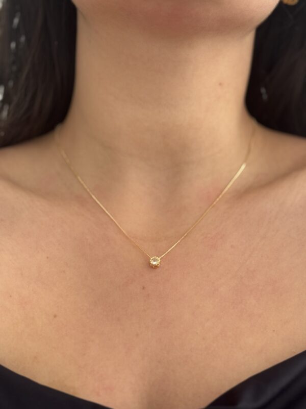 COLAR SEMIJOIA CRISTAL