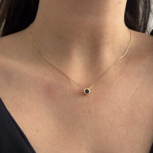 COLAR PONTO DE LUZ AZUL