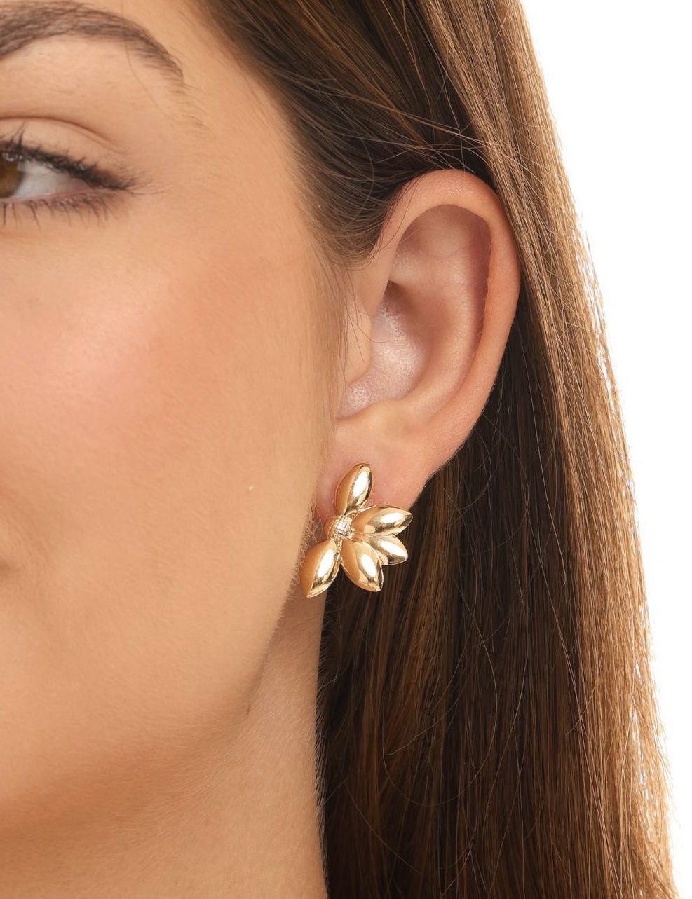 BRINCO SEMIJOIA FLOR