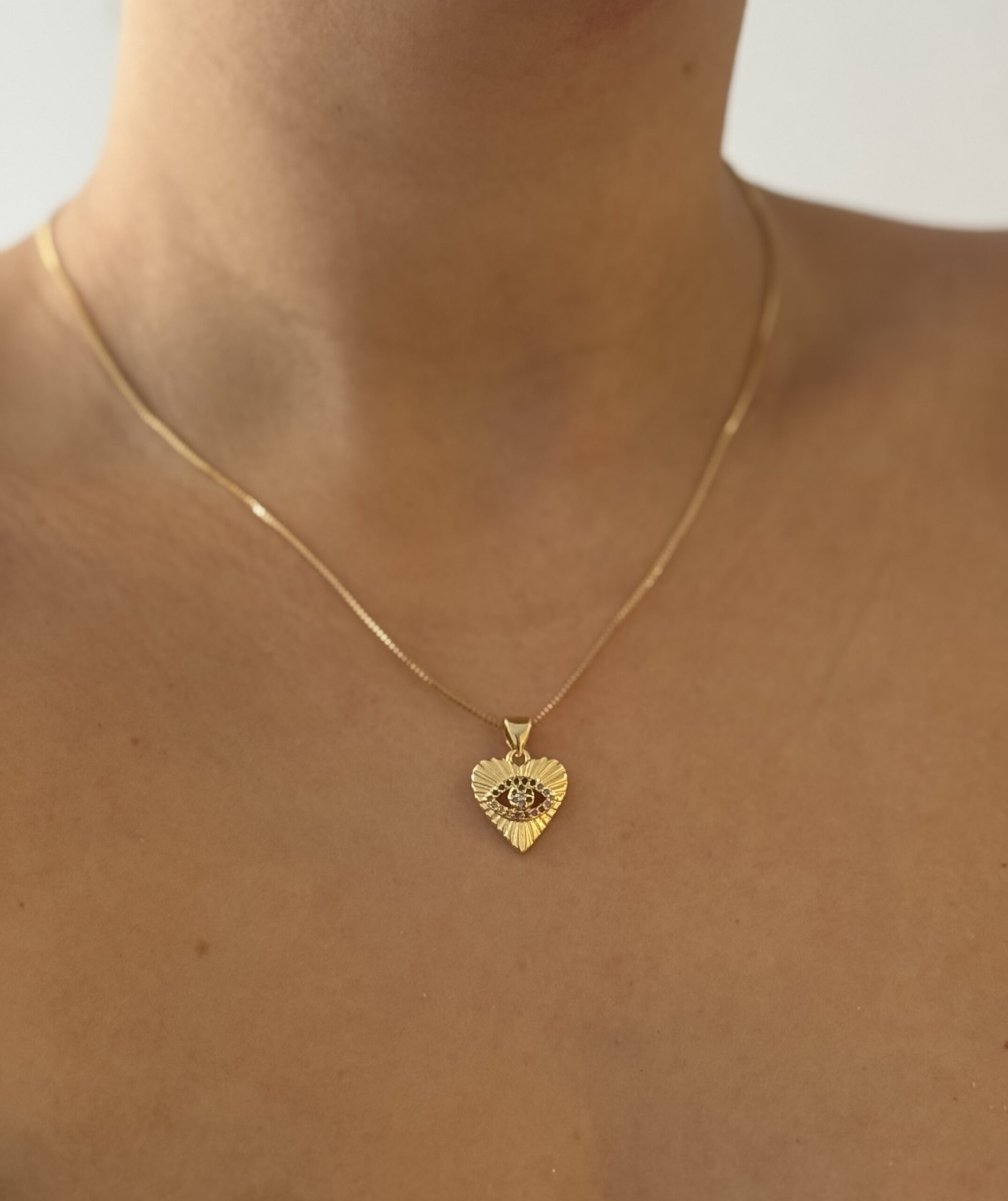 COLAR SEMIJOIA OLHO GREGO