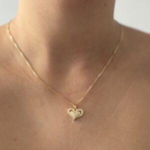 COLAR SEMIJOIA CORAÇÃO