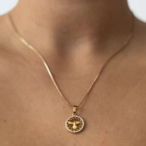 COLAR ESPÍRITO SANTO SEMIJOIA