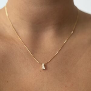 COLAR TRAPÉZIO SEMIJOIA