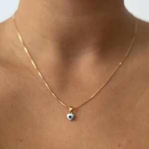 COLAR OLHO GREGO SEMIJOIA