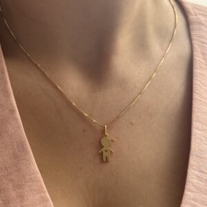 COLAR MENINO SEMIJOIA