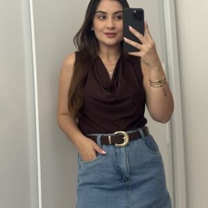 BLUSINHA MARROM