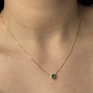COLAR VERDE ESMERALDA
