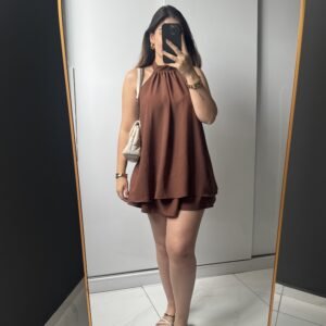 CONJUNTO MARROM